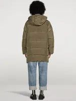 Recycled Polyester Tech Puffer Coat