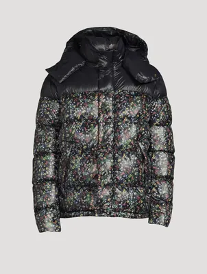 Misto Down Puffer Jacket Floral Print