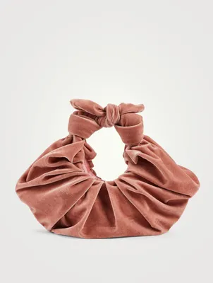 Kiku Velvet Croissant Bag