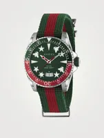 Dive Stainless Steel Web Strap Watch