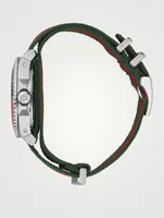 Dive Stainless Steel Web Strap Watch