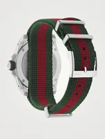 Dive Stainless Steel Web Strap Watch