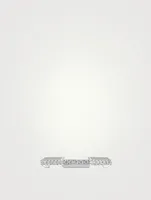 18K White Gold Link To Love Ring With Diamonds