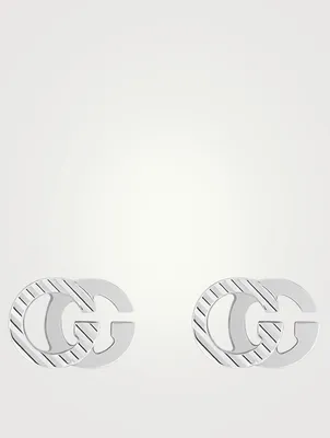 GG Running 18K Gold Stud Earrings