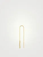 Link To Love 18K Gold Bar Chain Earrings