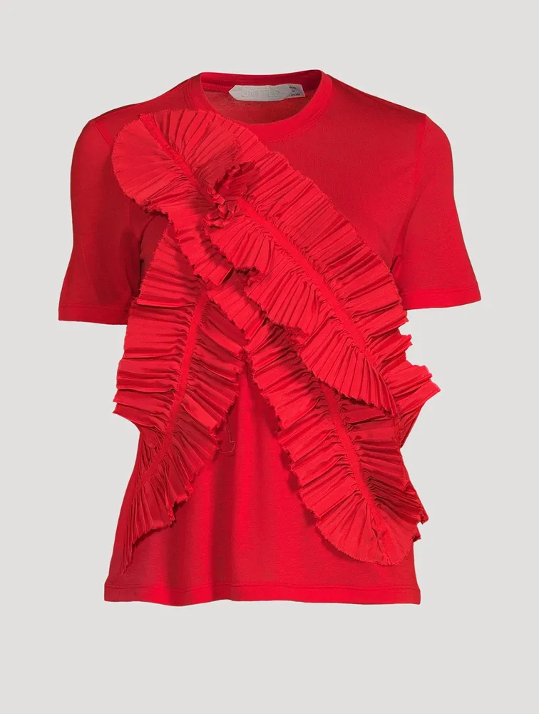 Pluma Ruffled T-Shirt