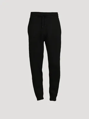 Wool Knit Jogger Pants