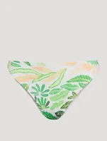 The Tati Bikini Bottom Palm Leaf Print