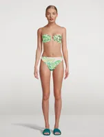 The Tati Bikini Bottom Palm Leaf Print