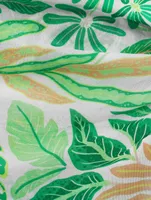 The Pareo Beach Coverup In Palm Leaf Print