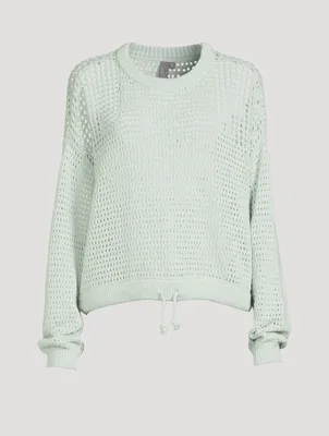 Tides High Open Weave Organic Cotton Sweater