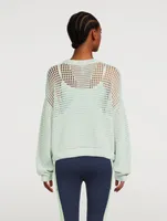Tides High Open Weave Organic Cotton Sweater