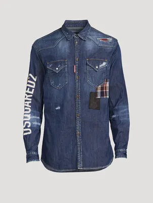 Dan Patchwork Relaxed Shirt