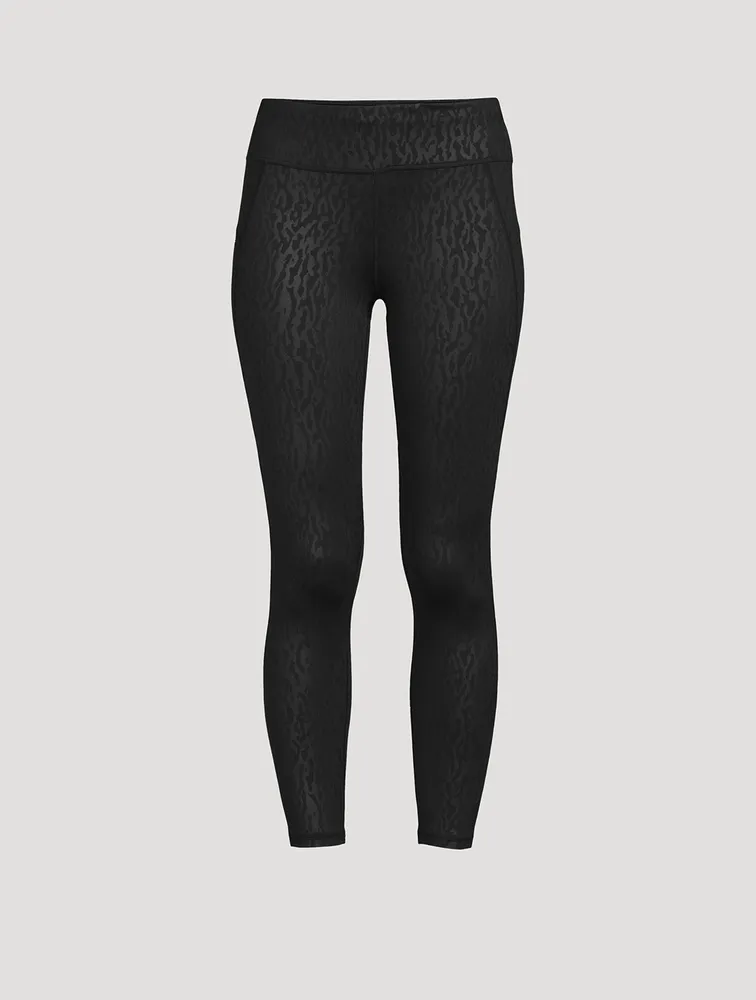 All Day 7/8 Leggings Embossed Animal Print