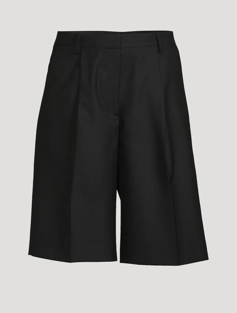 Porter Wool Bermuda Shorts