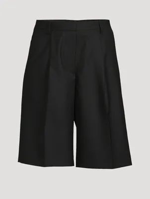 Porter Wool Bermuda Shorts