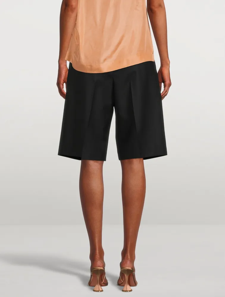 Porter Wool Bermuda Shorts
