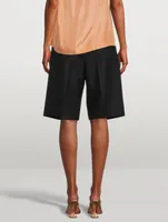 Porter Wool Bermuda Shorts