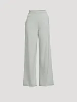 Tioman Wide-Leg Cashmere Joggers