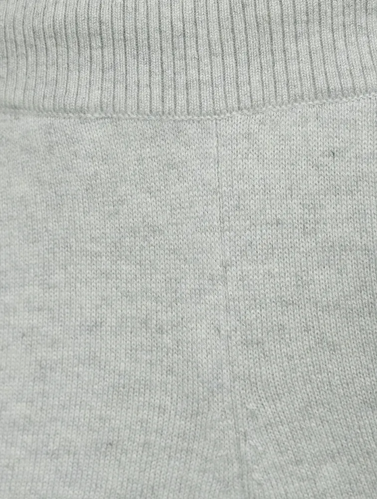 Tioman Wide-Leg Cashmere Joggers