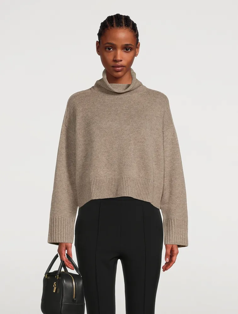 Stintino Oversized Wool And Cashmere Turtleneck Sweater
