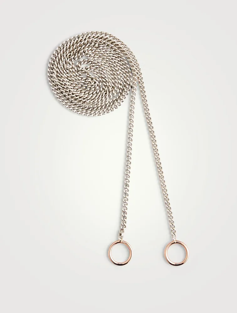 18-Inch Silver Fine Curb Chain