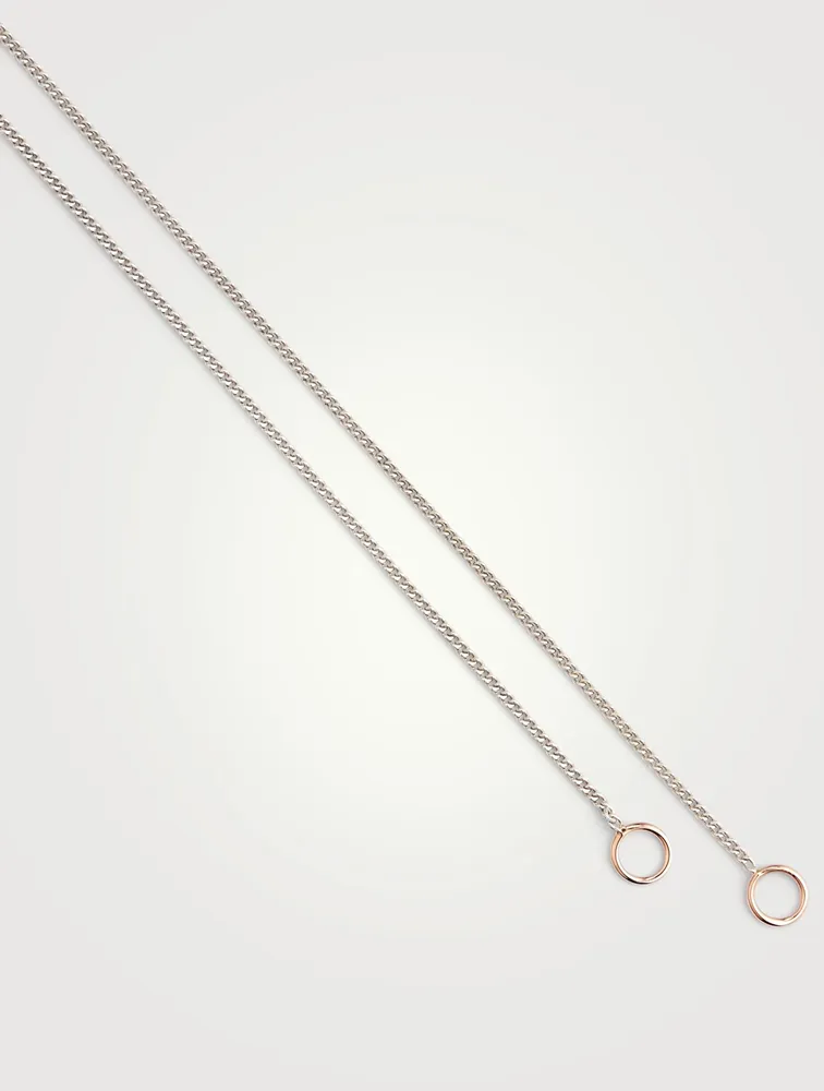 18-Inch Silver Fine Curb Chain