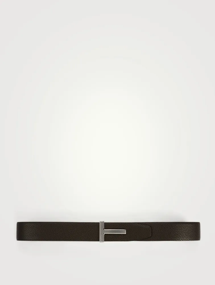 T Leather Belt