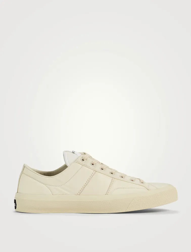 Cambridge Nylon And Leather Sneakers
