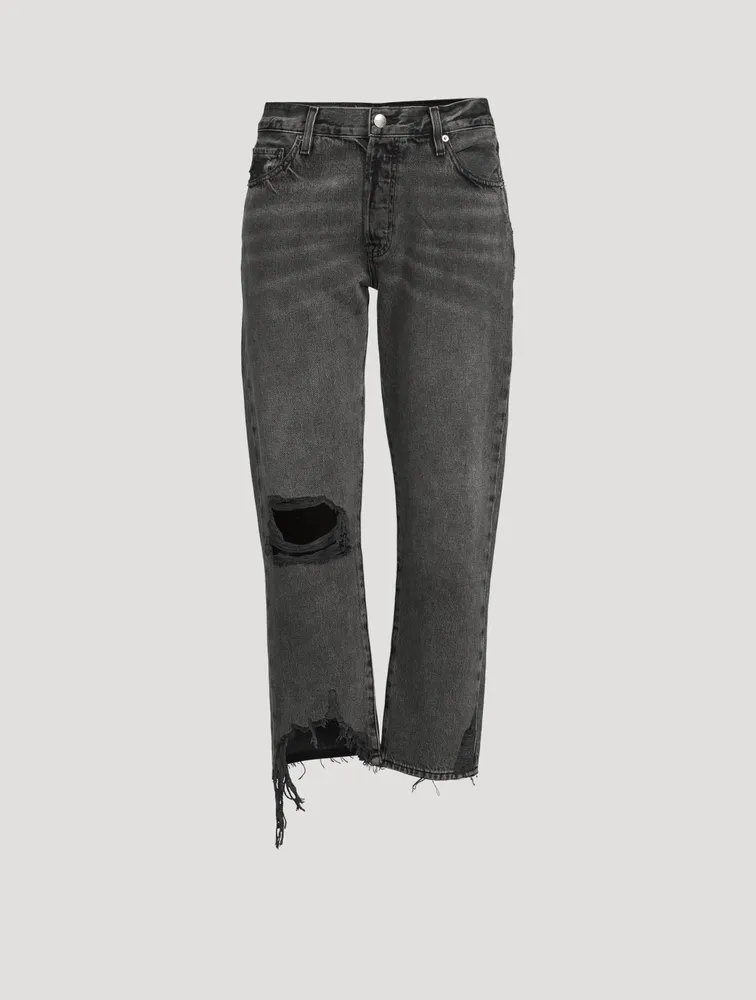 Le Slouch Crop Released Jeans