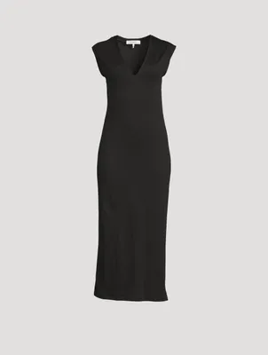 Le Muscle V-Neck Midi Dress