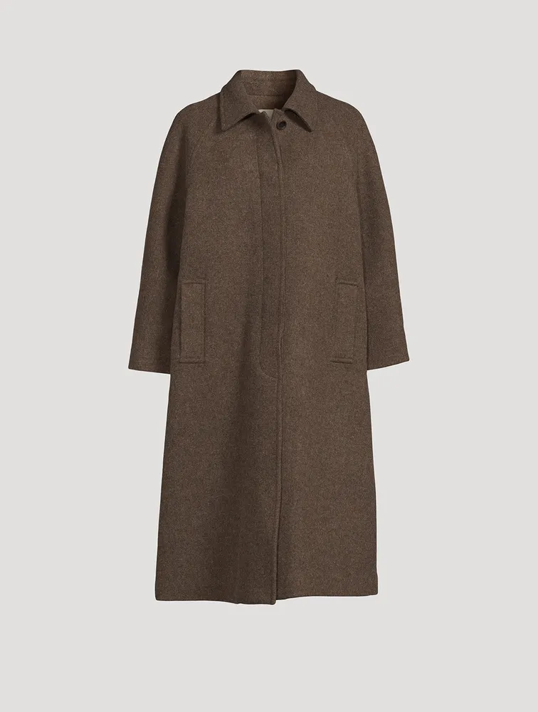 Wool-Blend Coat