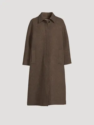 Wool-Blend Coat