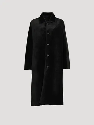 Reversible Faux Shearling Coat
