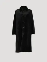 Reversible Faux Shearling Coat