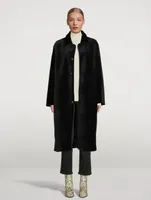 Reversible Faux Shearling Coat
