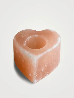 Himalayan Salt Heart-Shaped Holder