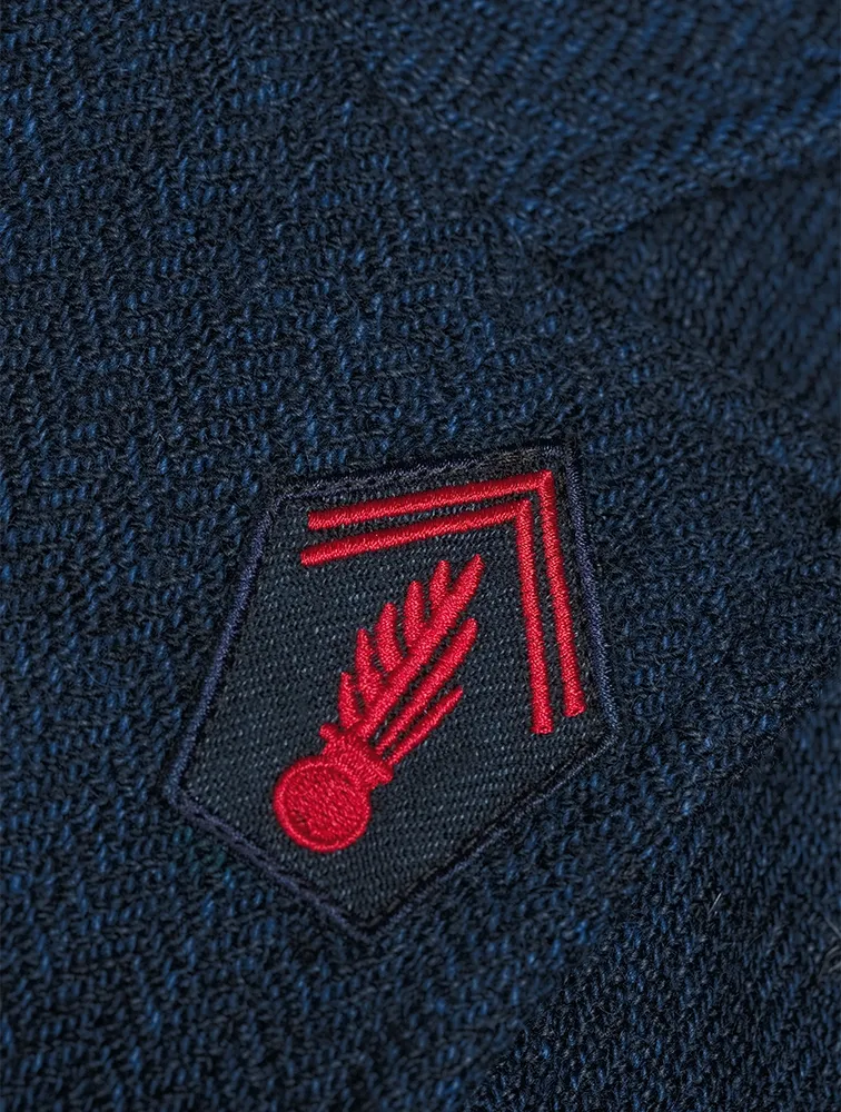 Wool And Alpaca Bellows Pocket Army Jacket