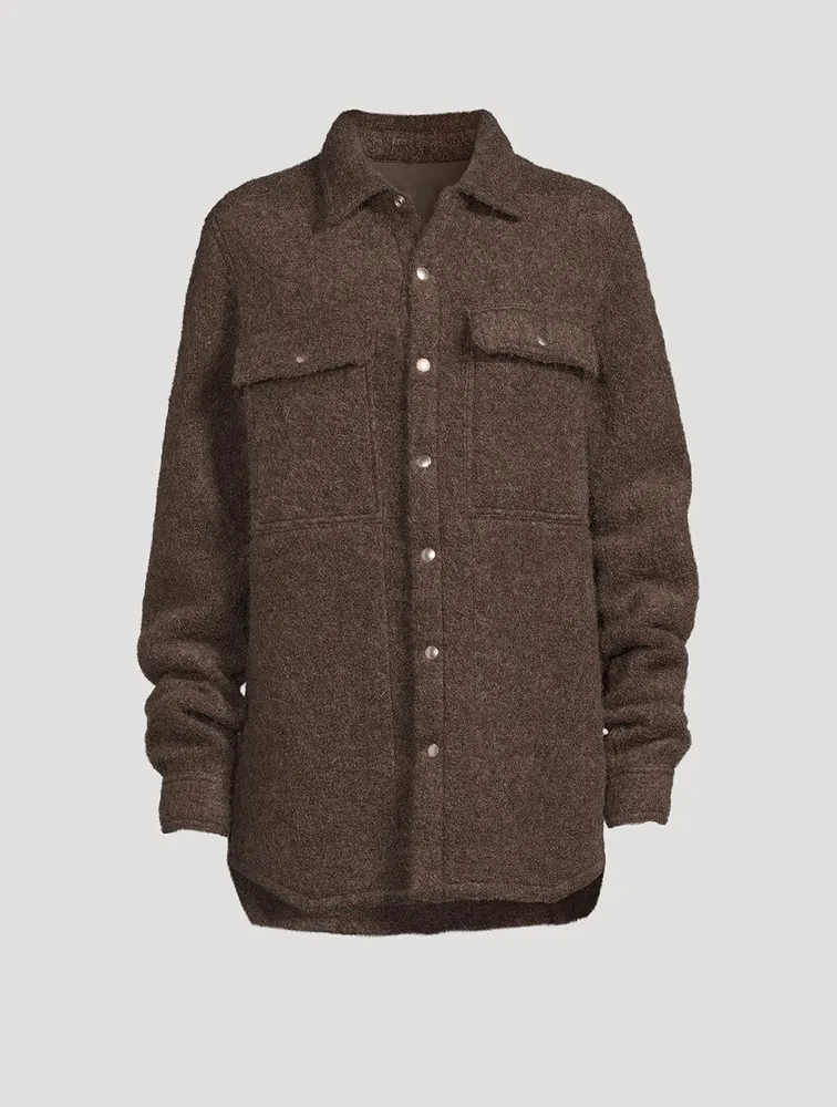 Felt Shirt Jacket