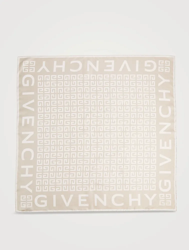 4G Silk Scarf