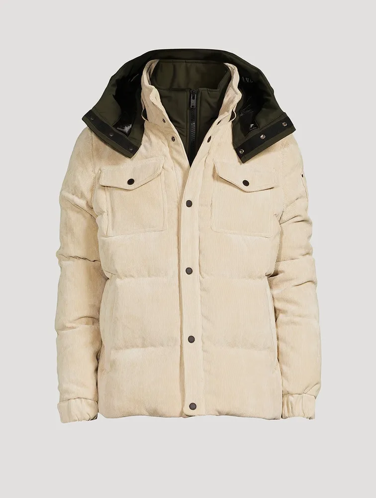 Souris Corduroy Down Jacket