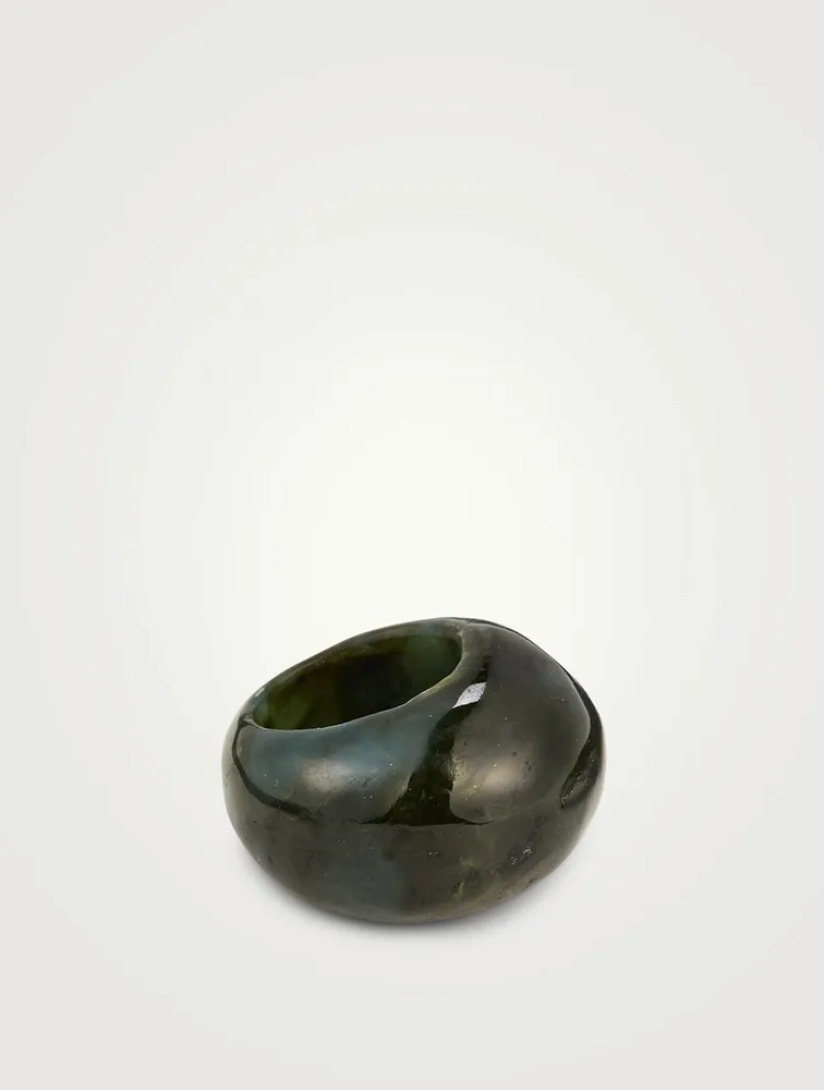 Jade Donut Ring
