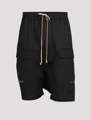 Cotton Stretch Cargo Shorts