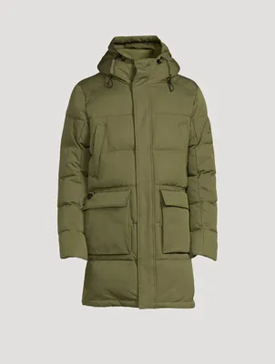 Ari Oxford Jacket With Hood