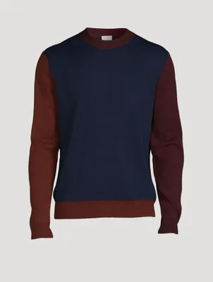 Wool Colourblock Sweater