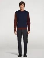 Wool Colourblock Sweater