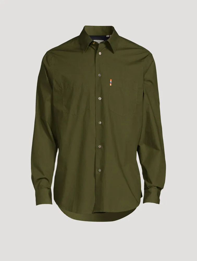 Cotton Poplin Tailored Shirt