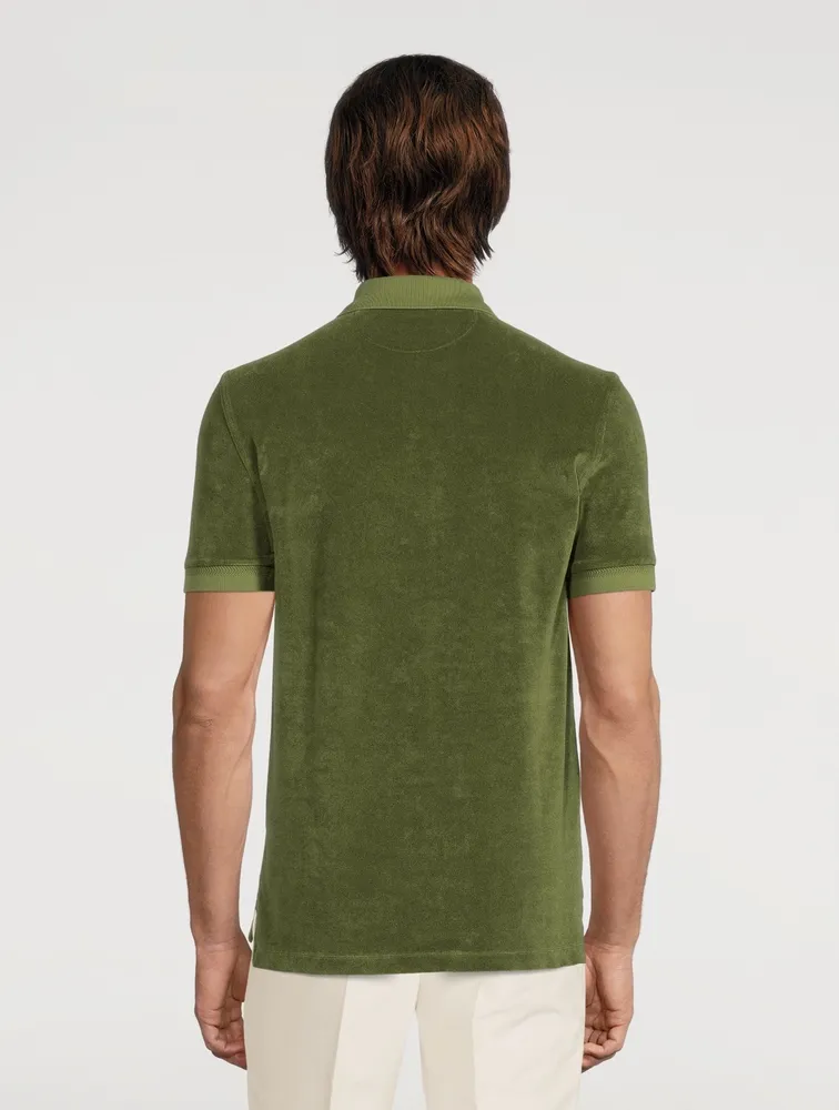 Towelling Polo Shirt