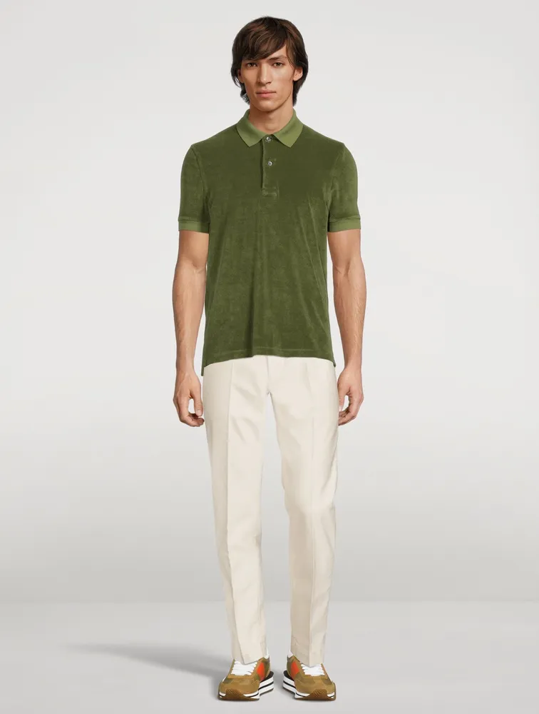 Towelling Polo Shirt
