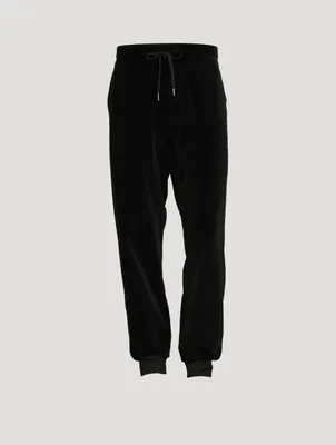 Velour Drawstring Sweatpants